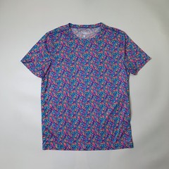 Chubbies Shirt Mens M Medium All Over Printed Tropical Floral Short Sleeve Crew