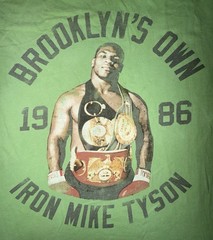 Retired Size L Roots Of Fight Bloodlines Mike Tyson Brooklyn’s Own Shirt Green