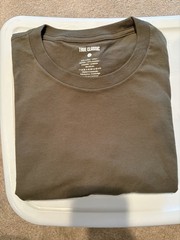 True Classic Men’s T-Shirt Short Sleeve Crew Neck Military Green Large
