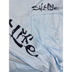 Salt Life Mens Blue Cracking Claws Crab Beer Long Sleeve Pocket T-Shirt Medium