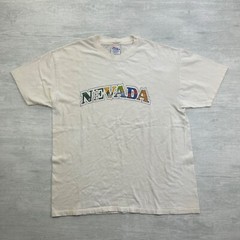 Vintage 90s Nevada Shirt Size XL White Destinations Nature Tee