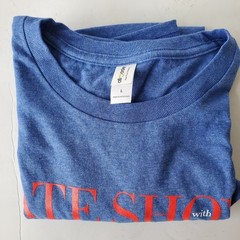 The Late Show with Stephen Colbert Blue Tee Shirt Size Large L