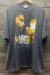 Mike Tyson Vs Lennox Lewis Vintage 2002 Boxing Men’s T-Shirt Sz XXL (8