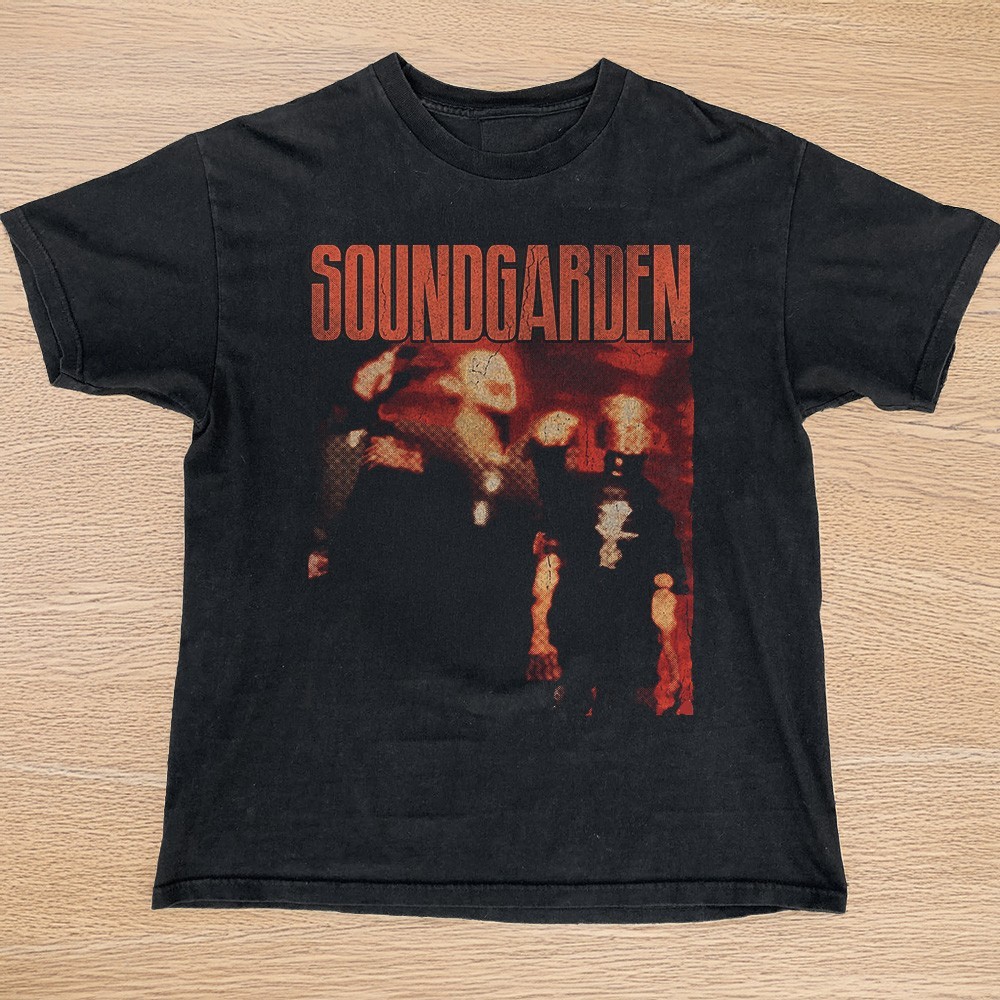 HOT! Soundgarden Superunknown Retro Graphic Unisex Black T-shirt Size S-5XL