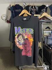 Vintage 90s Misfits Mars Attack Shirt XL Wild Oats Tag