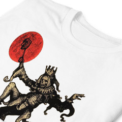 DANCE IN THE FACE OF DEATH, TAROT CARD, STREET TATTOO, PRINTED T-SHIRT