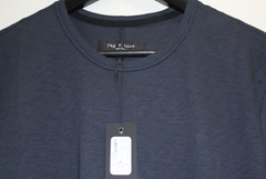 Rag & Bone Classic Slub Jersey Lightweight Navy Blue (Not Black) Men Med T-Shirt