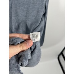 Sonoma Mens Thermal Henley L Blue Base Layer Hiking Outdoor Camping Travel