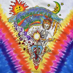 Grateful Dead Summer Tour 92 Tie-Dye T-Shirt Liquid Blue