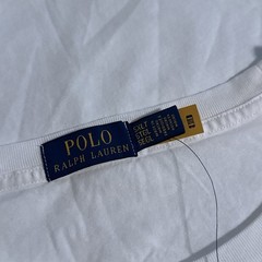 Polo Ralph Lauren White Short Sleeve Logo Jersey Tee Shirt Men’s 5XLT 5XL TALL