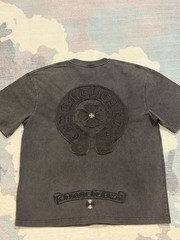 Chrome Hearts Horseshoe Washed Black T-Shirt Size M