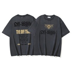Off White T-Shirt Black S-M-L-XL