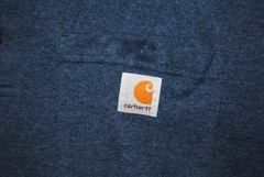 Carhartt Henley Neck T Shirt- Size Small- READ DESCRIPTION