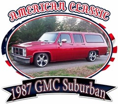Your Custom Car T-shirts, Personalized t-shirt, AMERICAN CLASSIC #2 DESIGN