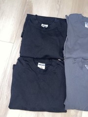 Shaka Wear Shirts Mens M Black Heavyweight SuperMAX Crewneck Short Sleeve Blank