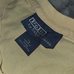 Polo Ralph Lauren Men’s Yellow V-Neck Short Sleeve Cotton T-Shirt
