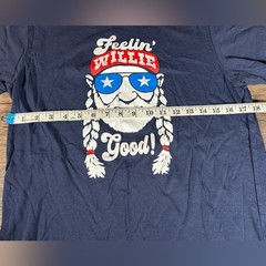 Willie Nelson “Feelin’ Willie Good” Jedco Men’s MD Patriotic Graphic T-shirt
