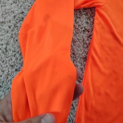 Dirty Hooker Shirt Mens Large Orange Performance Fishing Beach Beer Outdoor A9
