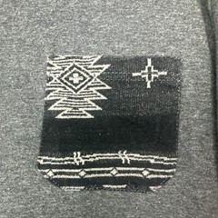 Beautiful Giant T Shirt Mens XL Dark Gray Short Sleeve Crew Neck Pocket Tee