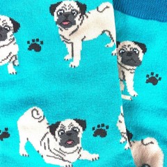 Women’s Premium Comfort Animal Socks Pug Socks 4-10