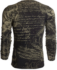 Xtreme Couture AFFLICTION Men’s Long Sleeve T-Shirt KILLER Crewneck Skull Tattoo