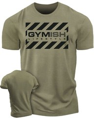 076. Gymish Lifestyle Funny Workout Gym T-Shirt for Men