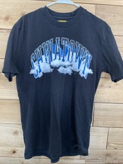 Chinatown Market T-Shirt Men’s Large Blue Electric Cloud Lightning Graphic