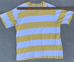 Vintage Striped T Shirt Combed Cotton Munsingwear Surf Mod Combed Cotton Sz XL