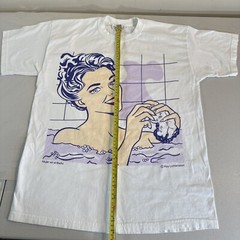 Roy Lichtenstein Mujer En El Bano Vintage T-shirt Tee Size M