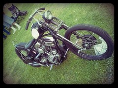BANDIT wheeled snake bandido outlaw biker chopper frame gas tank vintage