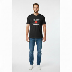 Shirt for men’s Heart warriors 100% cotton Short Sleeve activewear
