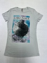 AFI T-SHIRT A FIRE.. GIRL`S TEE OFFICIAL MERCHANDISE AFI BAND NEW!! WOMEN!!