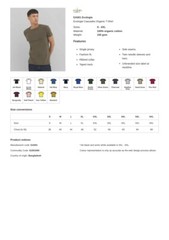 Ecologie Cascades 100% Organic Cotton T-Shirt 12+ Colours