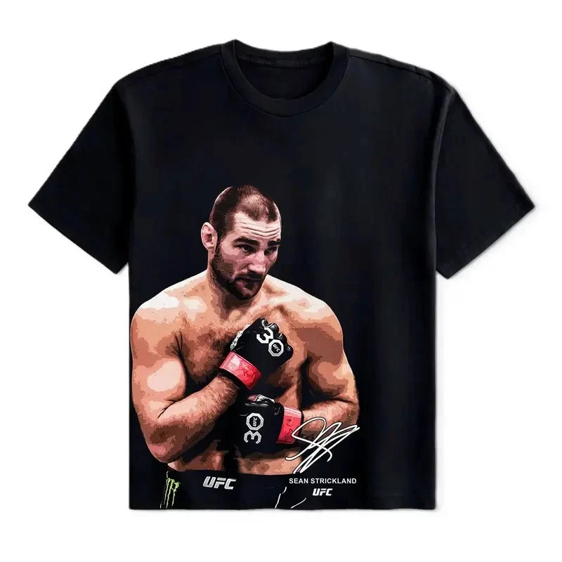 Sean Strickland UFC MMA Tee, Made in USA, UFC Fan T-shirt