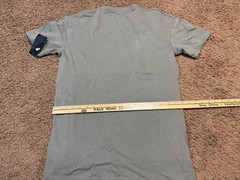 Nike AF1 Premium Oversized Heavyweight Men’s Size Small Gray Shirt AH4066-004