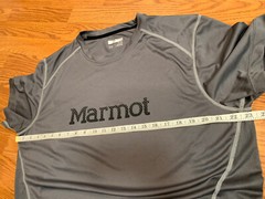 Marmot Gray Light Weight T-Shirt Mens XL
