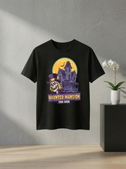 Unisex Haunted House Tour Guide Halloween Carnival Costume Graphic T Shirt Gift