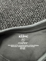 Kuhl Kommando Shirt Mens XL Gray Wildfibre Organic Cotton Hiking Outdoor