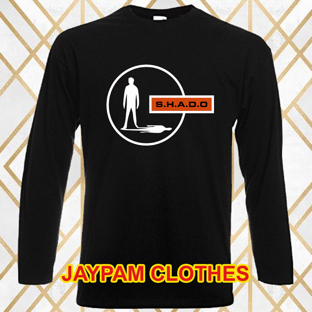SHADO UFO Sci Fi Gerry Anderson TV Men’s Long Sleeve Black T-Shirt Size S – 2XL