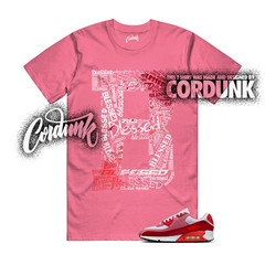 Air Max 90 Peony Light Crimson Team White Valentines Day 2026 T Shirt B BLS