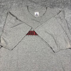Vintage Nebraska Cornhuskers Delta Pro Weight Gray T-Shirt XL Classic Collection