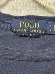 Polo Ralph Lauren Shirt Mens Large Navy Blue Crew Neck Classic Fit Preppy Casual