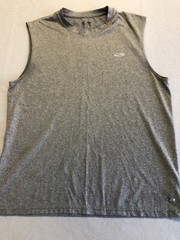 Champion Shirt Men’s Large Gray Heather Muscle Activewear Tank Top