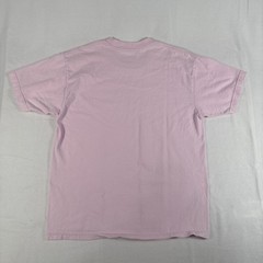 3X Pro Club Heavyweight T-Shirt Blk/Wht/Pink Men’s Crew Neck Short Sleeve Size L