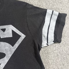 SUPERMAN ORIGINAL LOGO Men’s T SHIRT BLACK TEE OFFICIAL ITEM Small