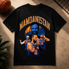 Knicks ‘Mamdanistan’ Basketball Team 2026 Premium 100% Cotton T-Shirt