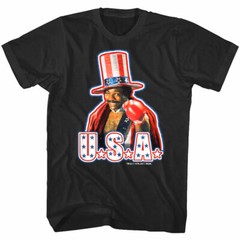 Rocky Balboa Apollo Creed USA Men’s T Shirt Boxing Champion Carl Weathers Fight