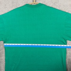 Vintage The Simpsons Shirt Mens Large Green Bart Peace Man 1990 Single Stitch *