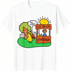 Ice Fresh Lemonade Got Any Grapes Duck Funny Gift Unisex T-Shirt