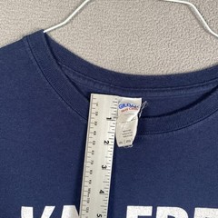 Muhammad Ali Center Shirt Mens 2XL Blue Tee XXL Crew Neck T-Shirt